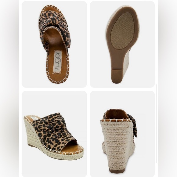 Sugar Shoes - Sugar Women's Hundreds Leopard Wedges